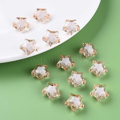 Прозрачные акриловые бусины TACR-S152-02A-760-1