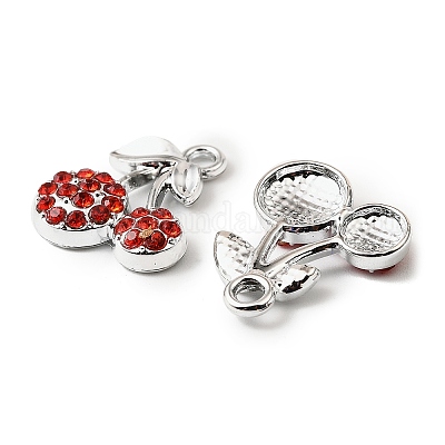 Подвески со стразами из сплава с ультрафиолетовым покрытием FIND-A054-05A-S-1