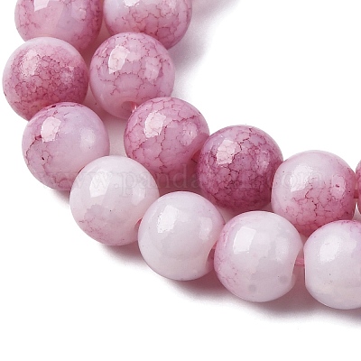 Непрозрачное стекло бисер нитей GLAA-T031-01O-11-1