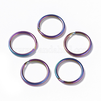 Ионное покрытие (ip) 304 нержавеющая сталь разъемные брелоки STAS-L216-10B-1