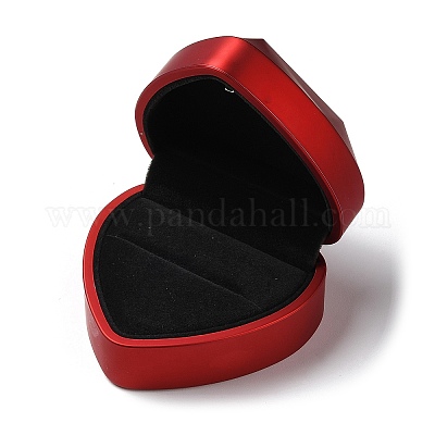 Пластиковые коробки для хранения колец в форме сердца&nbsp;LS-CON-C020-01A-1