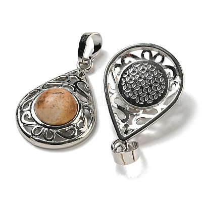 Естественного изображения яшмы подвески G-Q158-05P-10-1