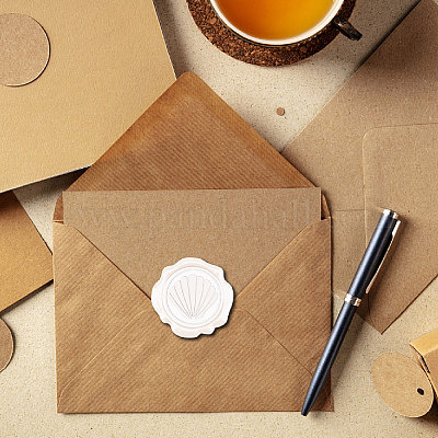 100шт. клейкие восковые наклейки DIY-CP0010-54B-1