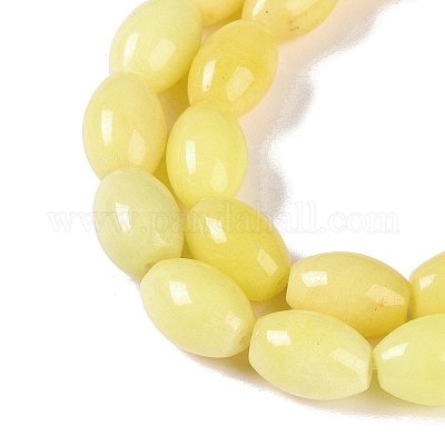 Естественный желтый нефрит бисер нитей G-K362-I10-05-1