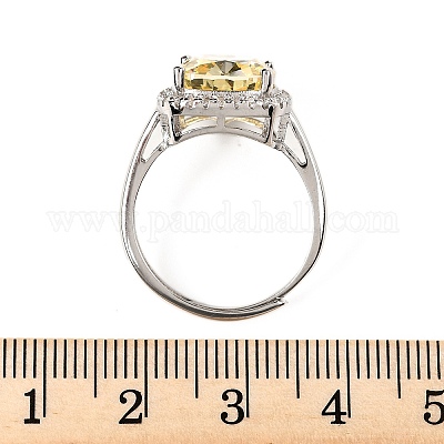 Регулируемые 925 серебряные манжеты с микропаве из кубического циркония для женщин RJEW-F183-01C-02-1