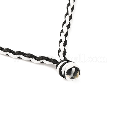 2 шт. ожерелья из вощеного полиэстера AJEW-JB01390-1