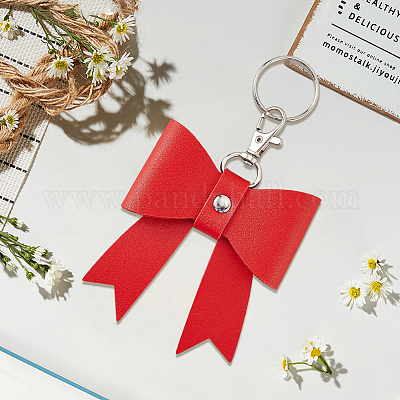 Брелки из искусственной кожи&nbsp;LS-KEYC-WH20816-001P-B-1