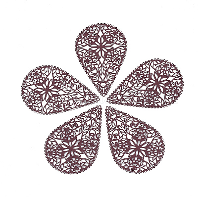 Подвески из нержавеющей стали 430 X-STAS-S108-15C-1