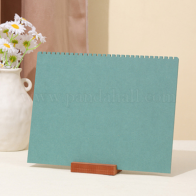 29-слотовая бархатная наклонная стойка для хранения ювелирных изделий и ожерелий PW-WG4BC61-02-1