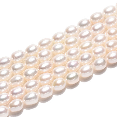 Нити из натурального культивированного пресноводного жемчуга PEAR-N024-05-4AB-1