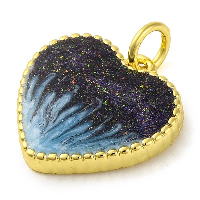 Латунь эмаль подвески KK-S401-17G-C-1