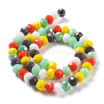 Стеклянные бусины EGLA-A034-M8mm-43-1