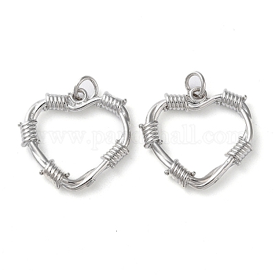 Экологически чистые подвески из латуни с гальваническим покрытием KK-A201-03P-1