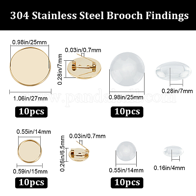 Набор для самостоятельного изготовления броши-купола DIY-BBC0001-37-1