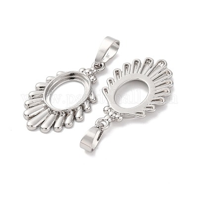 Сеттинги для кулона (кабошонов) KK-U074-25P-1