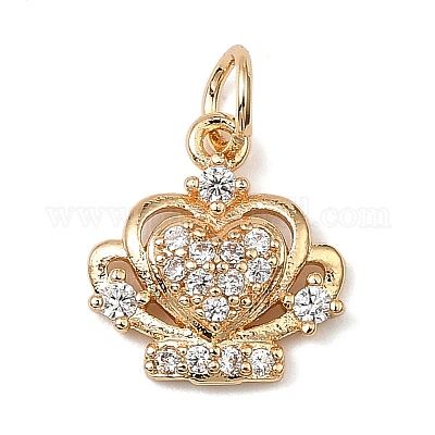 Латунные микро проложить кубического циркония подвески KK-C133-03B-G-1