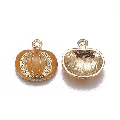 Подвески из эмали и сплава ENAM-WH0047-10G-1