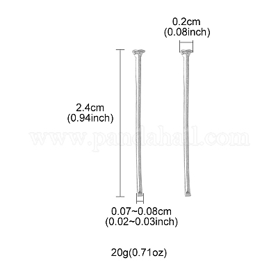 Железные штифты с плоской головкой IFIN-FS0001-30G-1