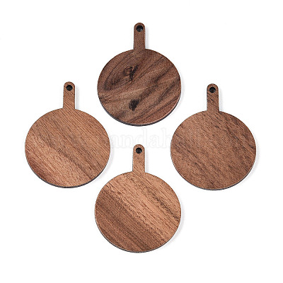 Подвески из орехового дерева WOOD-T032-23-1