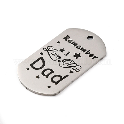 Подвески из нержавеющей стали 201 с защитой от потускнения STAS-R002-02P-12-1