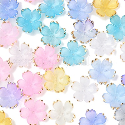 50 шт. акриловые колпачки для бусин OACR-YW0002-67H-1