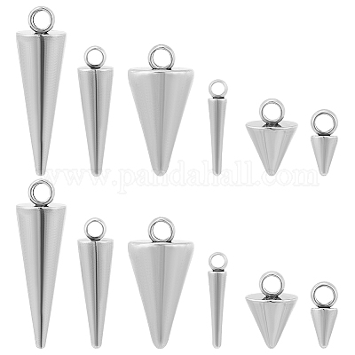 12 шт. 6 стиля подвески из нержавеющей стали 304 STAS-LP0001-32-1