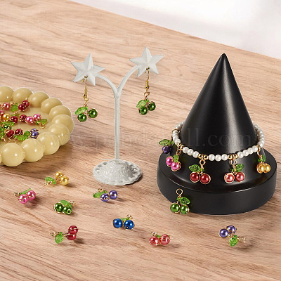 28 шт. подвески из двухцветного перламутрового стекла PALLOY-TAC0184-1