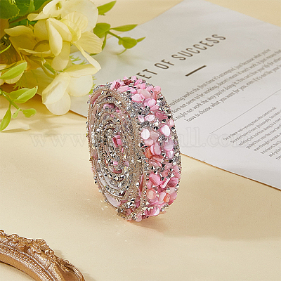 Отделка стразами из смолы и бисером DIY-WH20050-05E-1