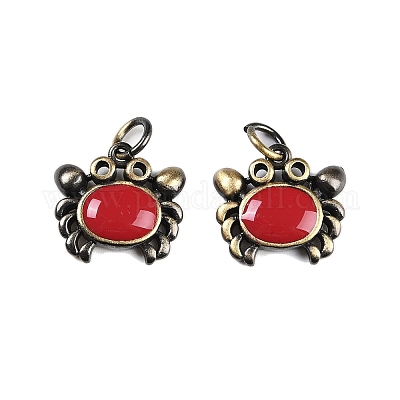 Латунь эмаль подвески KK-A226-01AB-02-1