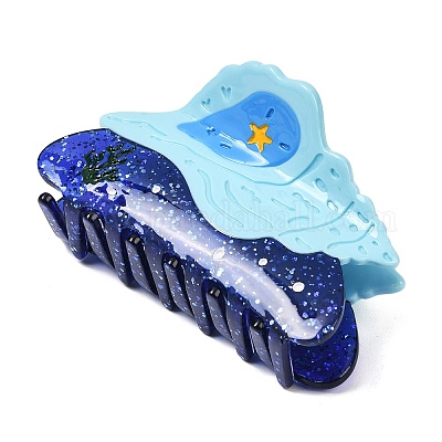 Заколки для волос с когтями из ацетата целлюлозы (смола) OHAR-C014-01B-1