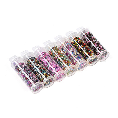 7 бутылка наборы стеклянных бусин своими руками DIY-N006-02G-1