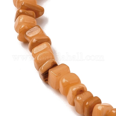 Бусины из натуральных пресноводных ракушек SHEL-B003-01H-1