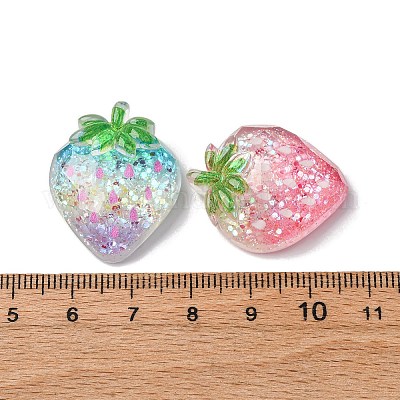 Светящиеся кабошоны из прозрачной смолы CRES-V001-02-1