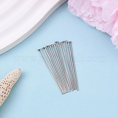 Латунные шпильки с плоской головкой KK-YW0004-02D-P-1