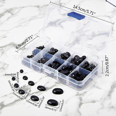 Пластиковые кукольные носы DIY-WH0189-23B-1