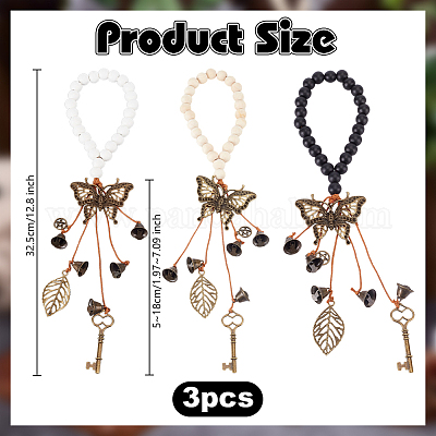 3 шт. деревянные подвесные украшения HJEW-OC00175-1