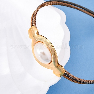 Многорядные браслеты из нержавеющей стали 304 BJEW-A036-07G-1