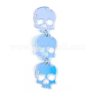 Большие подвески из прозрачного акрила на тему Хэллоуина FIND-I052-12P-1