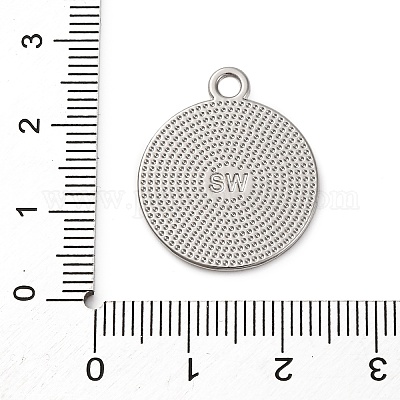 Подвески из эмали и сплава PALLOY-R162-13P-03-1