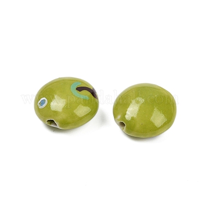 Фарфоровые бусины ручной работы PORC-I029-08A-1