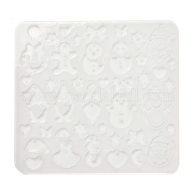 Рождественские темы силиконовые Молды для подвесок своими руками SIMO-L002-02B-1