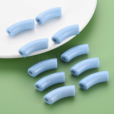 Непрозрачные акриловые бусины MACR-S372-001B-14-4121-1