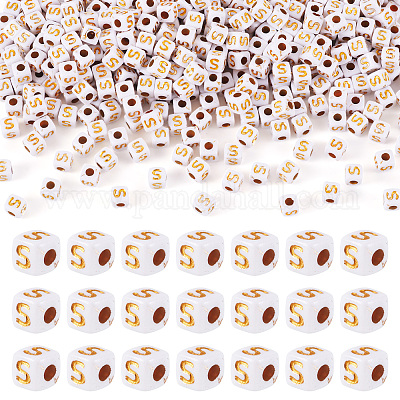 Непрозрачные акриловые бусины MACR-TAG0001-07S-1