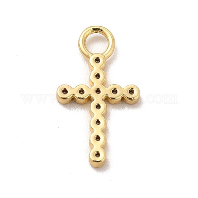 Стойки обшивки латунь микро проложить Циркон подвеску KK-P230-25G-01-1