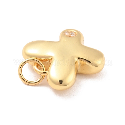 Кулоны из экологически чистой латуни с микропаве и кубическим цирконием KK-K268-19G-1