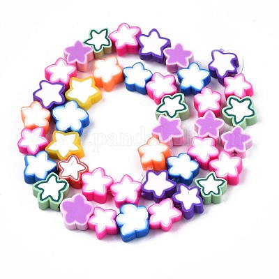 Полимерной глины ручной работы бисер нитей CLAY-S096-043I-1