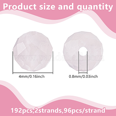 2 нитка натуральный розовый кварц бусины нити G-HY0001-95-1