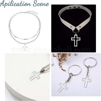 12 шт. подвески из нержавеющей стали 304 с открытой задней частью STAS-CA0001-66-1