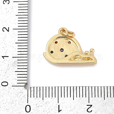 Латунные микро проложить кубического циркония подвески KK-U058-39G-1