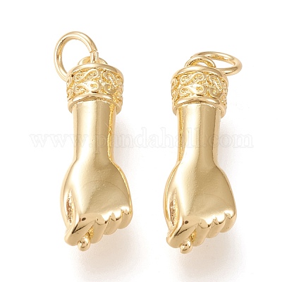 Латунные подвески ZIRC-I044-40G-1